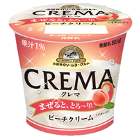 小岩井ヨーグルト クレマ ピーチクリーム