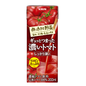 キリン 無添加野菜 ギュッとつまった濃いトマト＜常温保存可能品＞