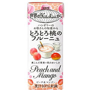 キリン 世界のKitchenから　とろとろ桃のフルーニュ＜常温保存可能品＞