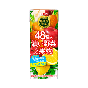 キリン 無添加野菜 48種の濃い野菜と果物<常温保存可能品>