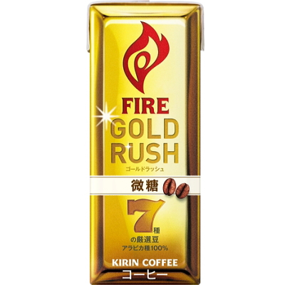 kirin　キリンビバレッジ キリン ファイア ゴールドラッシュ(微糖) LL200ml＜紙パック常温保存可能品＞　