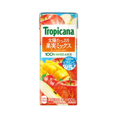 KIRIN　キリントロピカーナ太陽たっぷり果実ミックス（季節限定）＜紙パック常温保存可能品＞