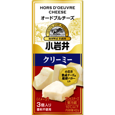 KOIWAI　小岩井乳業　小岩井オードブルチーズ（サラミ)