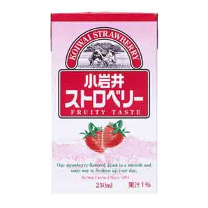 KOIWAI 小岩井乳業 小岩井牛乳 小岩井ストロベリー(いちご牛乳テイスト) LL250<紙パック常温保存可能品>