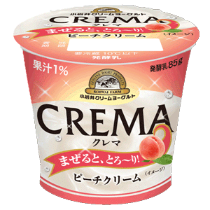 小岩井ヨーグルト クレマ ピーチクリーム