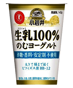 全国通販 小岩井生乳100 のむヨーグルト 砂糖 香料 安定剤不使用