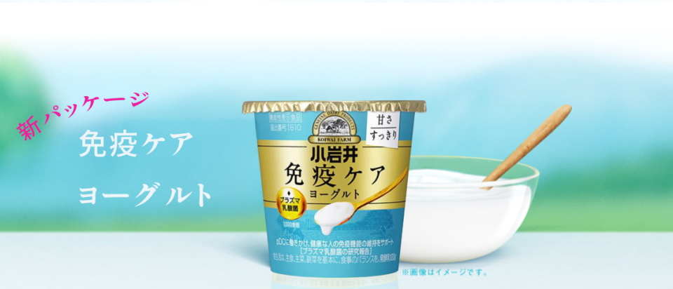 小岩井免疫ケアプラズマ乳酸菌ヨーグルト100ｇイメージ画像