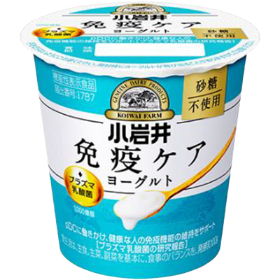 KOIWAI 小岩井乳業 免疫ケアヨーグルト（プラズマ乳酸菌ヨーグルト）【砂糖不使用】100g