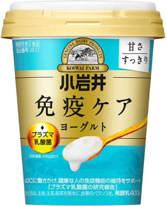 小岩井免疫ケアプラズマ乳酸菌ヨーグルト400ｇ（甘さすっきり）